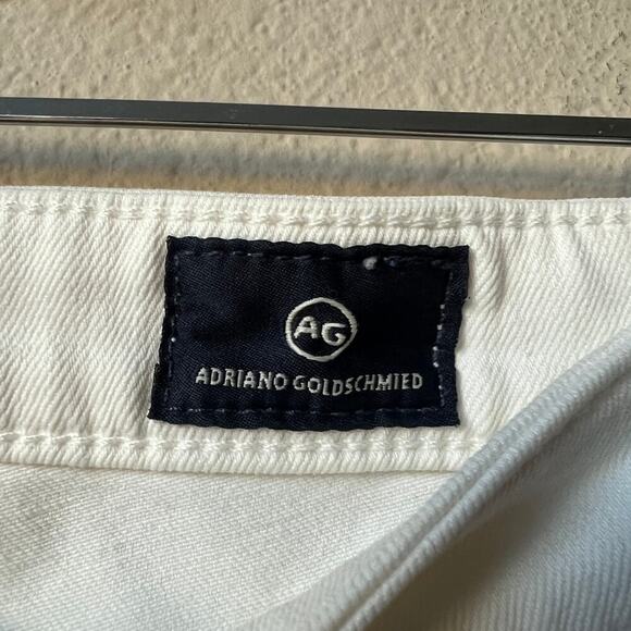 AG Adriano Goldschmied The Angel Bootcut Jeans in White Size 29 - Picture 4 of 6
